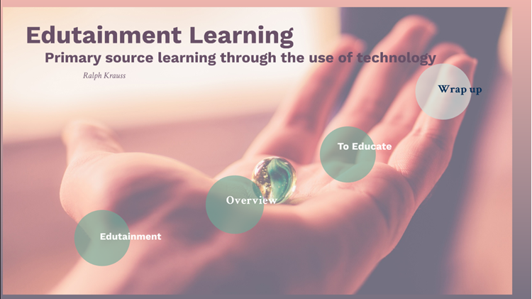 Edutainment Learning: Connecting your students with the world through zoom